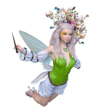 Kelebek perisinin 3 boyutlu canlandırması