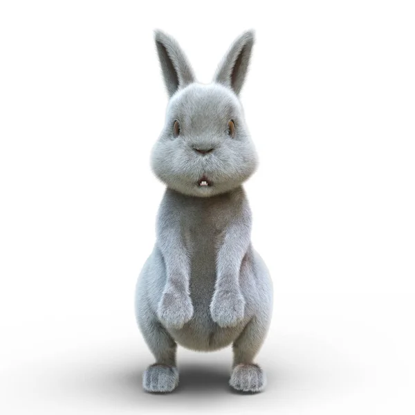 Рендеринг Кролика — стоковое фото