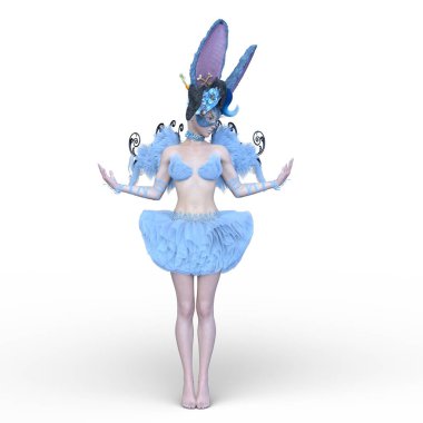 Tavşan perisinin 3 boyutlu canlandırması