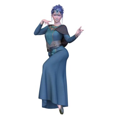 Bir prensesin 3D görüntüsü