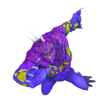 Ölümsüz bir canavarın 3 boyutlu canlandırması