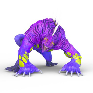 Ölümsüz bir canavarın 3 boyutlu canlandırması