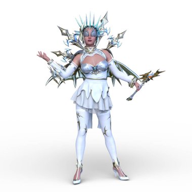 Bir siber prensesin 3 boyutlu canlandırması