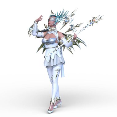 Bir siber prensesin 3 boyutlu canlandırması