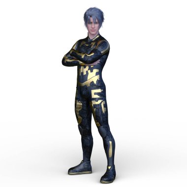 Bir siber adamın 3 boyutlu canlandırması