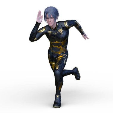 Bir siber adamın 3 boyutlu canlandırması