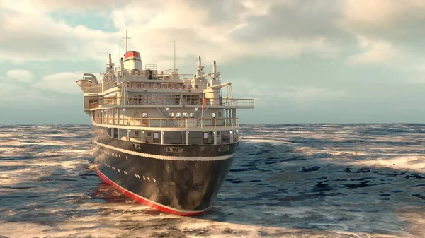 Візуалізація Круїзного Корабля — стокове фото
