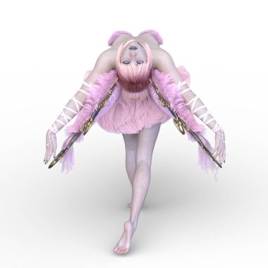 3D rendering of a fairy