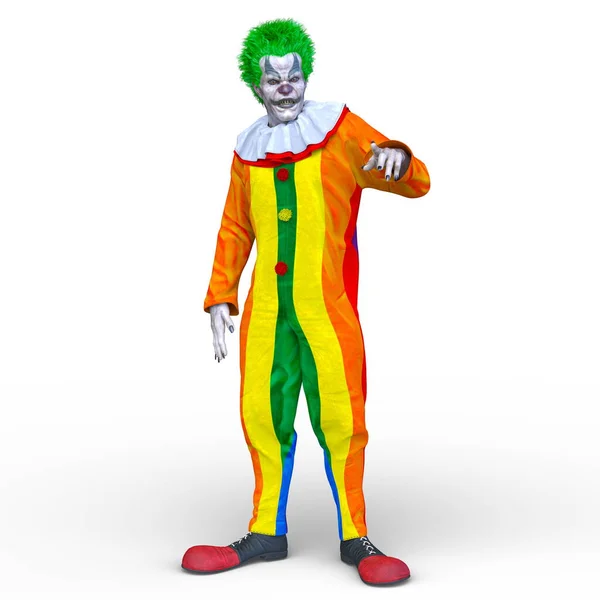 Darstellung Eines Clowns — Stockfoto