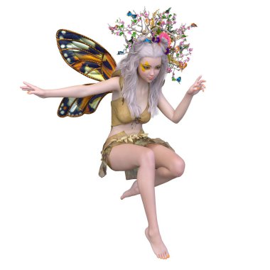 Kelebek perisinin 3 boyutlu canlandırması