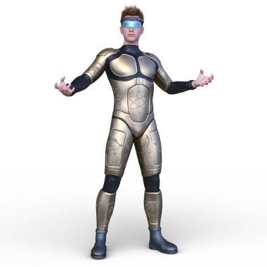 Bir siber adamın 3 boyutlu canlandırması