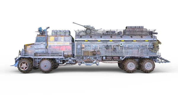 戦闘トラックの3Dレンダリング — ストック写真