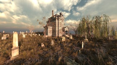 Ürkütücü malikanenin 3D canlandırması