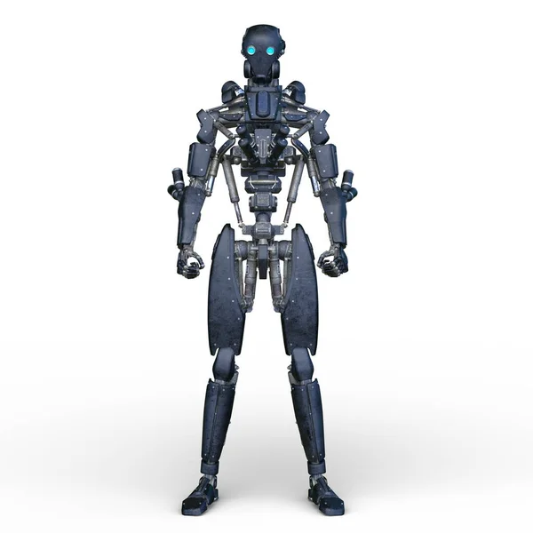 Representación Robot Batalla —  Fotos de Stock