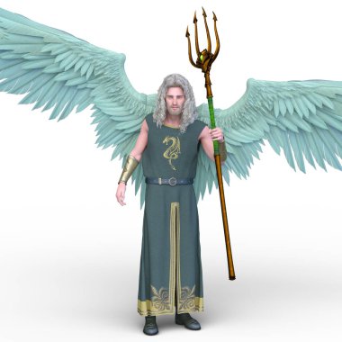 Bir başmeleğin 3 boyutlu canlandırması