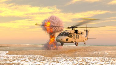 Helikopterin 3 boyutlu görüntülemesi