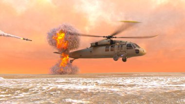 Helikopterin 3 boyutlu görüntülemesi