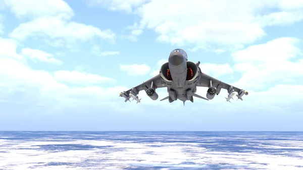 Rendering Fighter Aircraft — ストック写真