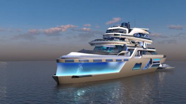 3D rendering of the cruiser