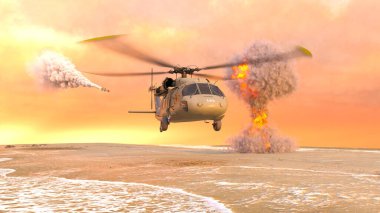 Helikopterin 3 boyutlu görüntülemesi