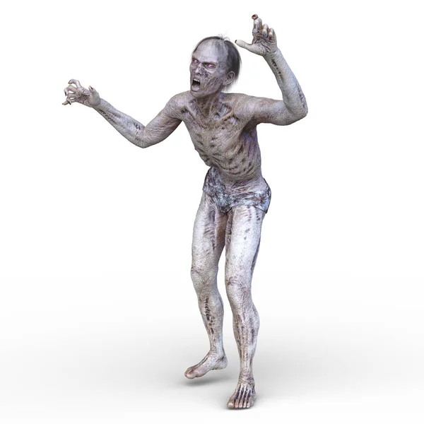 Rendering Male Zombie — Stock Photo, Image