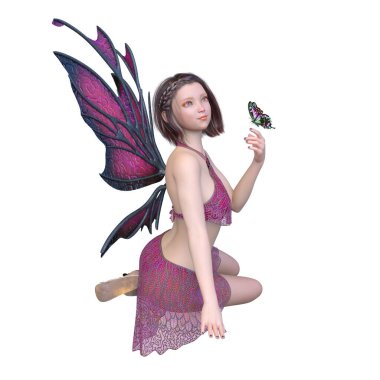 Kelebek perisinin 3 boyutlu canlandırması