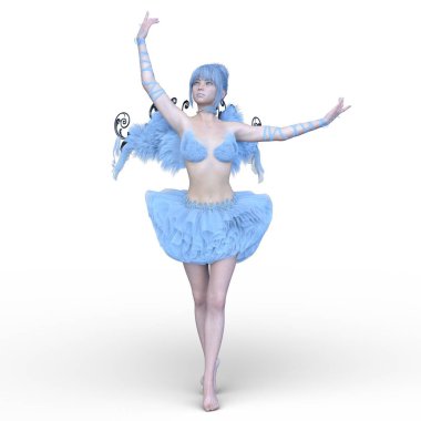 3D rendering of a fairy