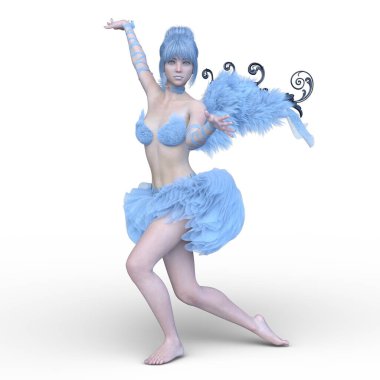 3D rendering of a fairy