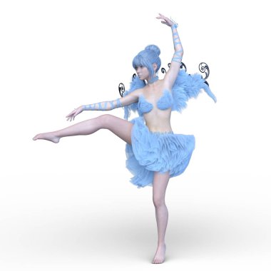 3D rendering of a fairy