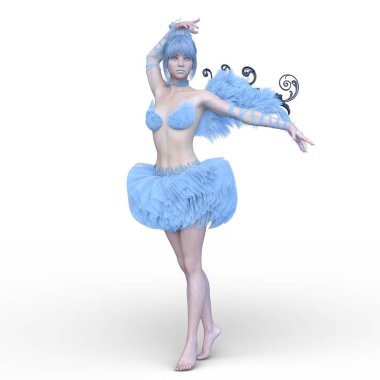 3D rendering of a fairy
