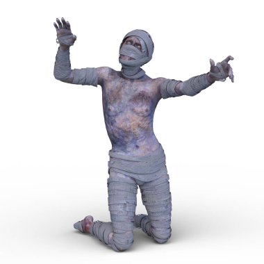 Mumya Adam 'ın 3 boyutlu canlandırması