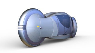 3D rendering of an automatic car