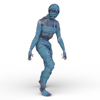 Üç boyutlu mumya kadın tasviri