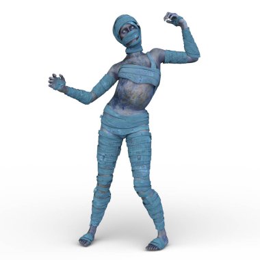 Üç boyutlu mumya kadın tasviri