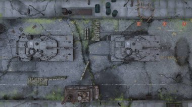 Savaş alanının 3 boyutlu canlandırması