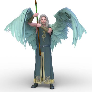 Bir başmeleğin 3 boyutlu canlandırması