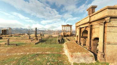 Tapınağın 3 boyutlu görüntülenmesi zirvede yıkıldı.