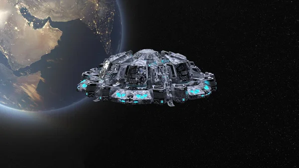 Rendering Spaceship Earth — Stok fotoğraf