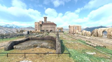 Tapınağın 3 boyutlu görüntülenmesi zirvede yıkıldı.