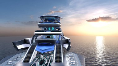 3D rendering of the  cruiser