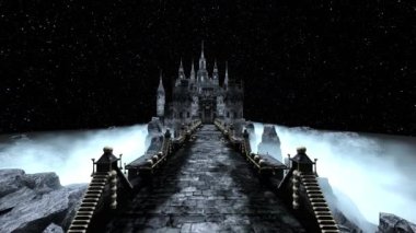 3D rendering of the skeleton castle