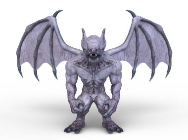 bir iblis 3D render