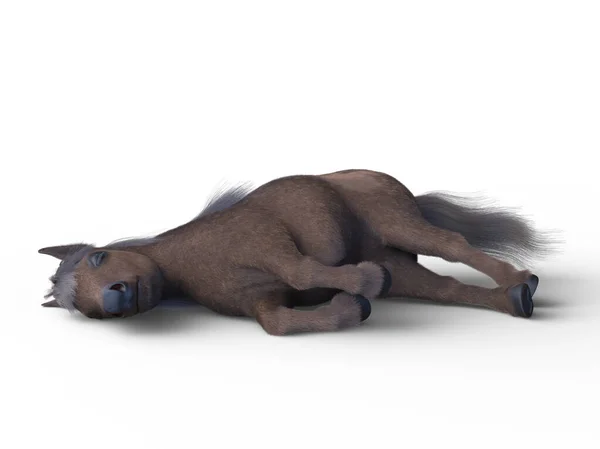 Візуалізація Мініатюрного Коня — стокове фото