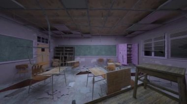 Terk edilmiş sınıfın 3B canlandırması
