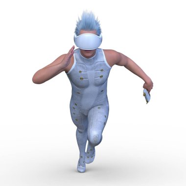 Bir siber adamın 3 boyutlu canlandırması