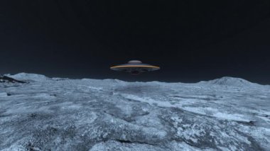 UFO 'nun 3B canlandırması.