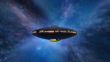 UFO 'nun 3B canlandırması.
