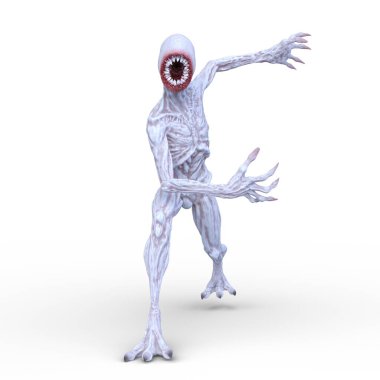 Ölümsüz bir canavarın 3 boyutlu canlandırması