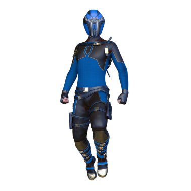 Bir siber adamın 3 boyutlu canlandırması