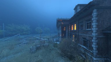 Ürkütücü malikanenin 3D canlandırması